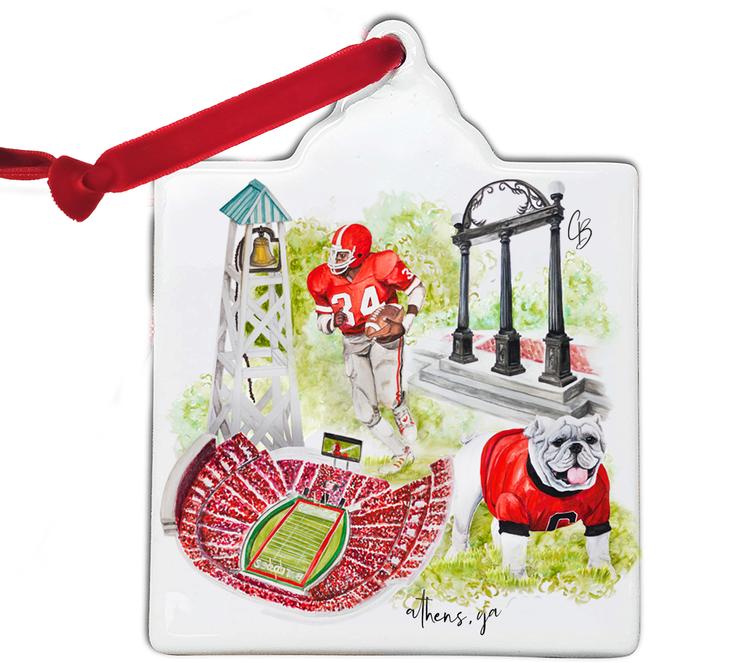 UGA MASHUP ORNAMENT