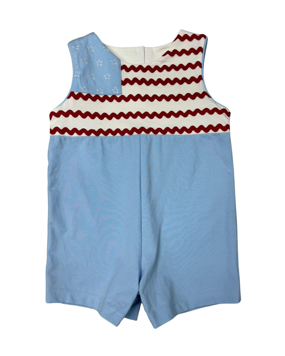 LIGHT BLUE JON JON WITH AMERICAN FLAG ON TOP