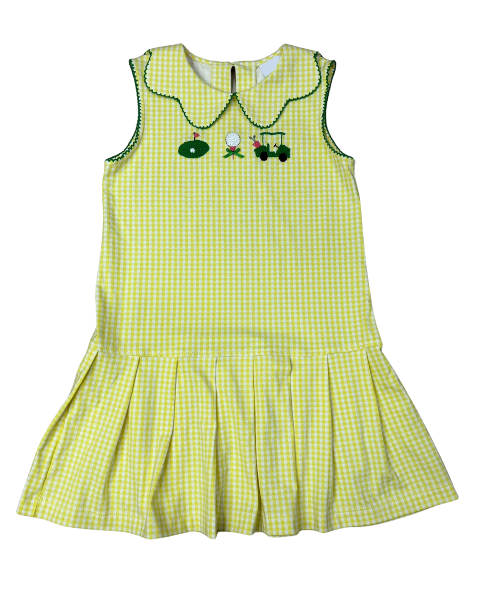 TEE TIME SCALLOPED TENNIS DRESS 4T