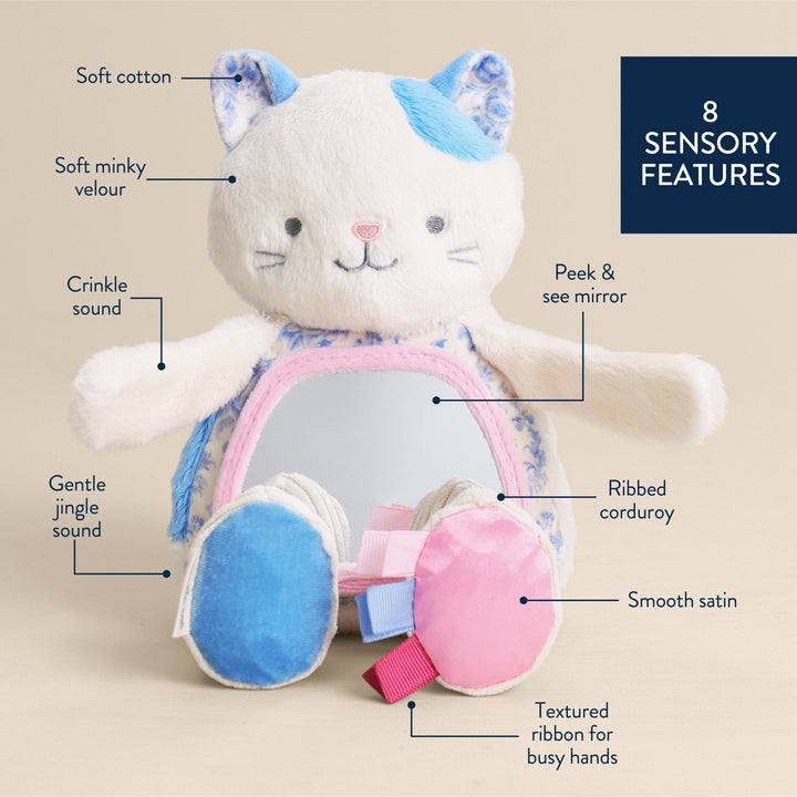 KITTY SENSORY TUMMY TIME MIRROR