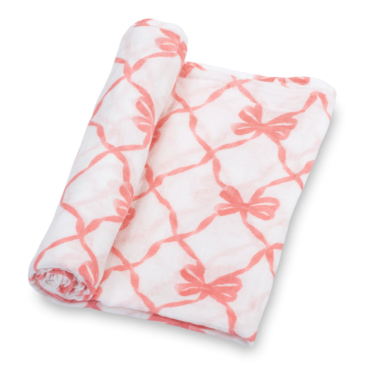 BEAUTIFUL BOWS SWADDLE BLANKET