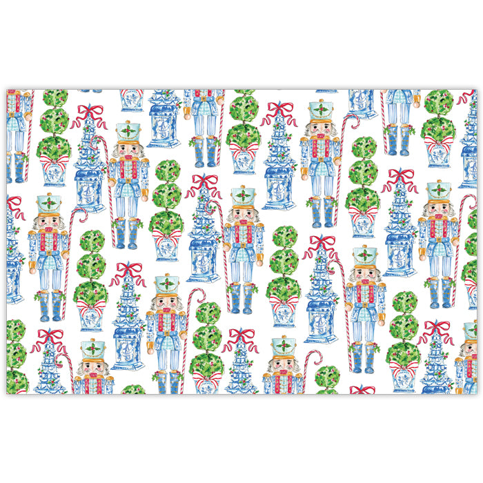 CHINOISERIE NUTCRACKER PATTERN PLACEMAT