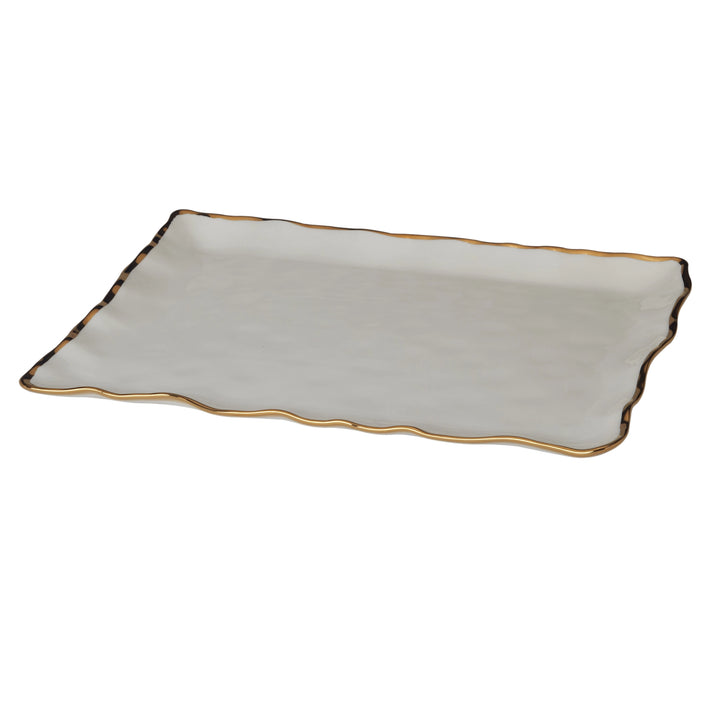 GOLD REGENCY RECTANGULAR PLATTER