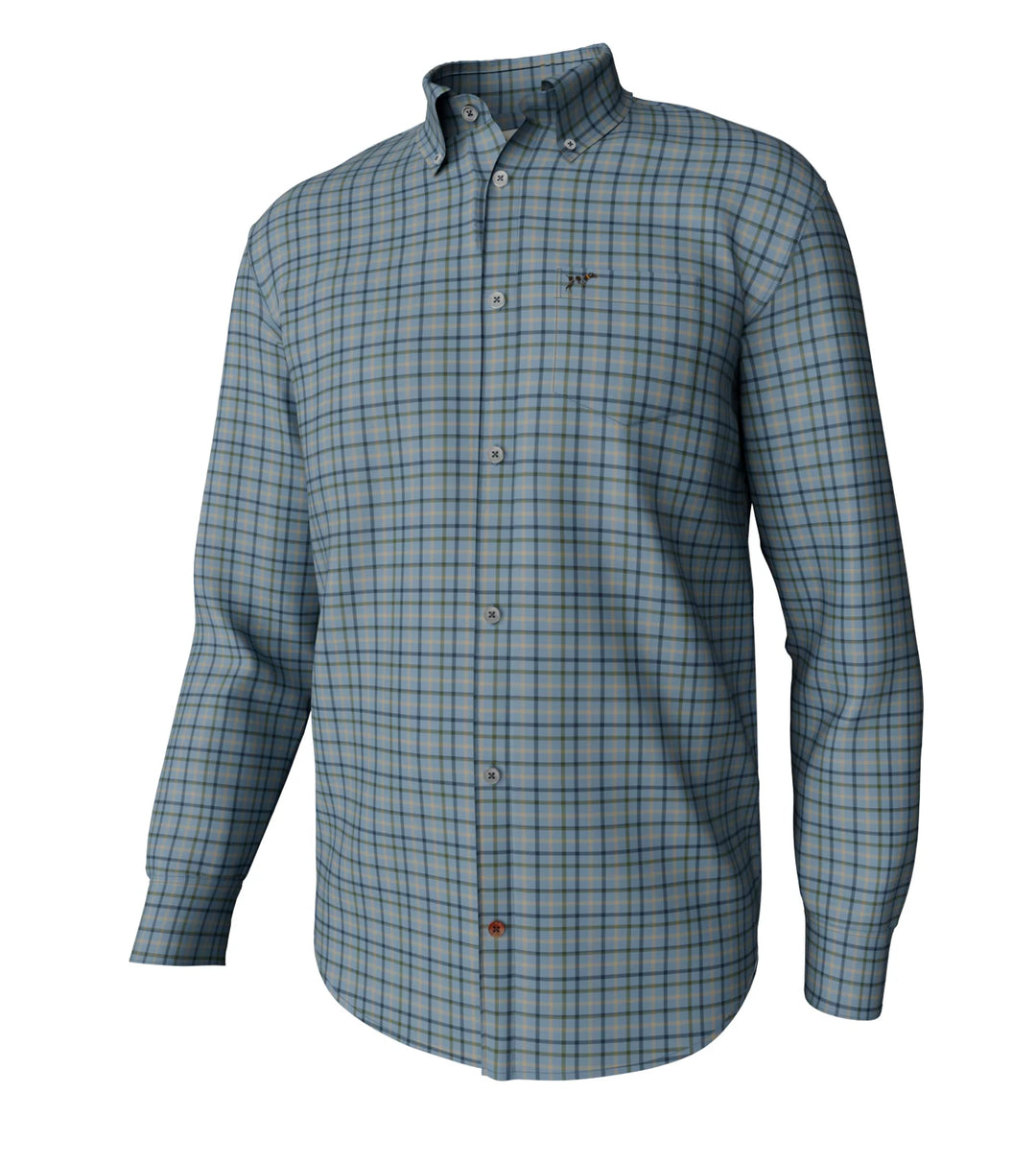 Burton Check Mountain Youth Hadley Luxe Long Sleeve Button Down – Classic Boys’ Check Plaid Dress Shirt | Walker Boutique