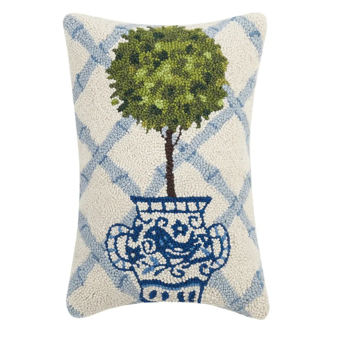 BALL TOPIARY HOOK PILLOW
