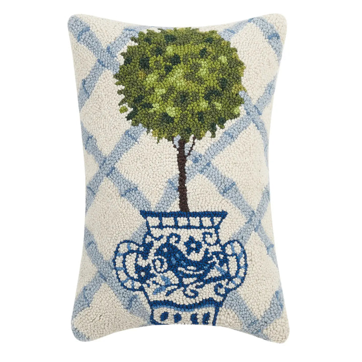 BALL TOPIARY HOOK PILLOW