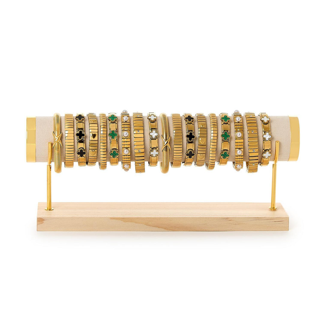 LUCKY STACK STRETCH BRACELET