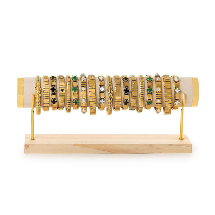 LUCKY STACK STRETCH BRACELET