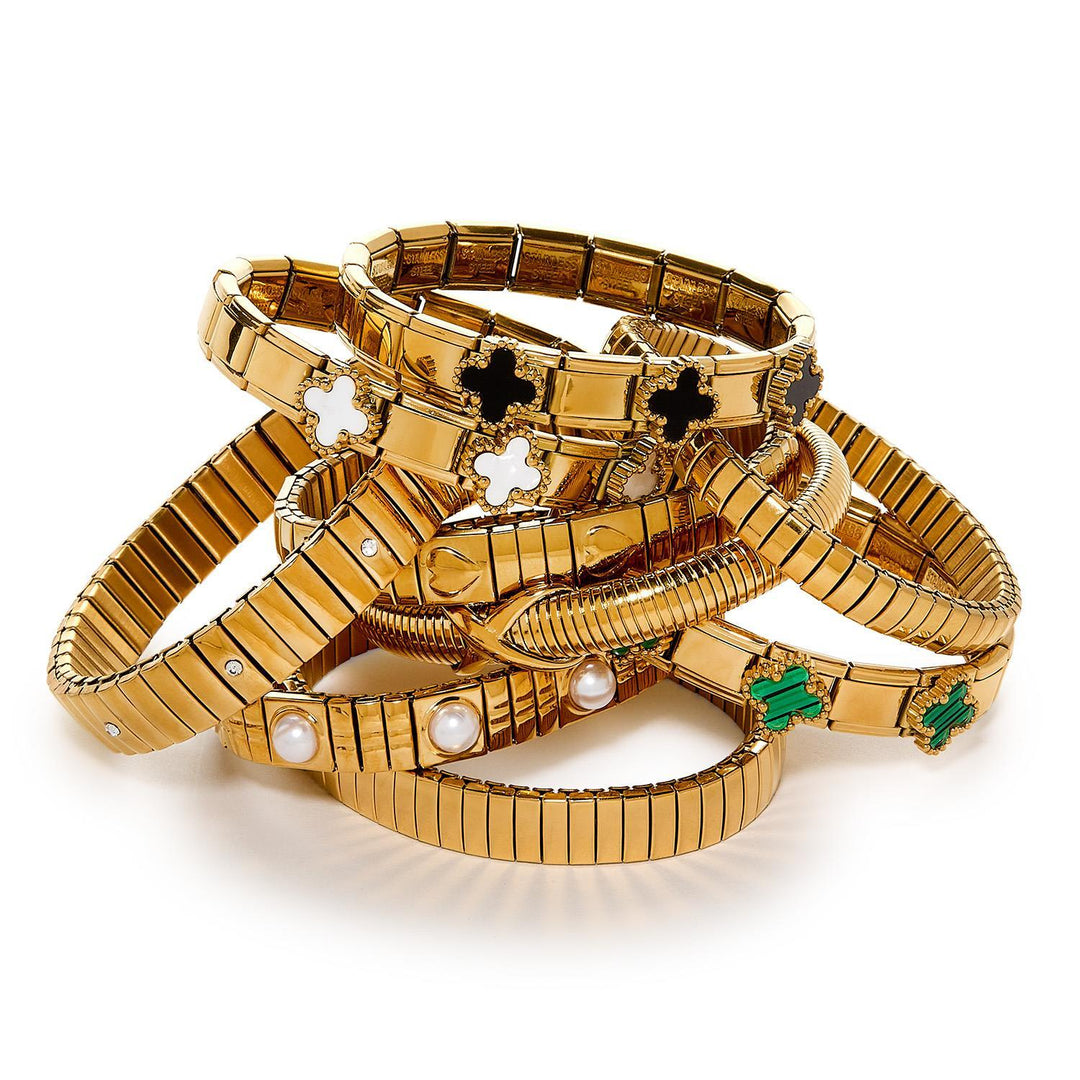 LUCKY STACK STRETCH BRACELET