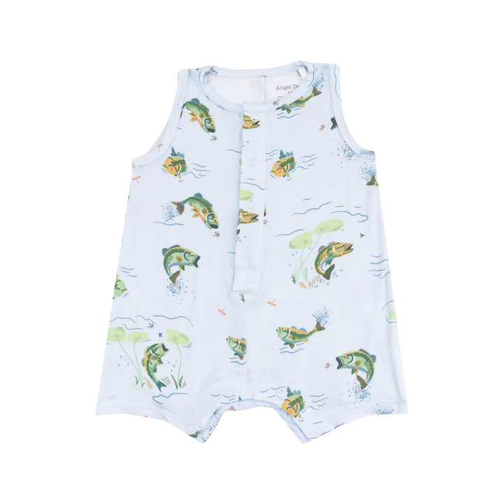 BASS FISH SHORTIE ROMPER