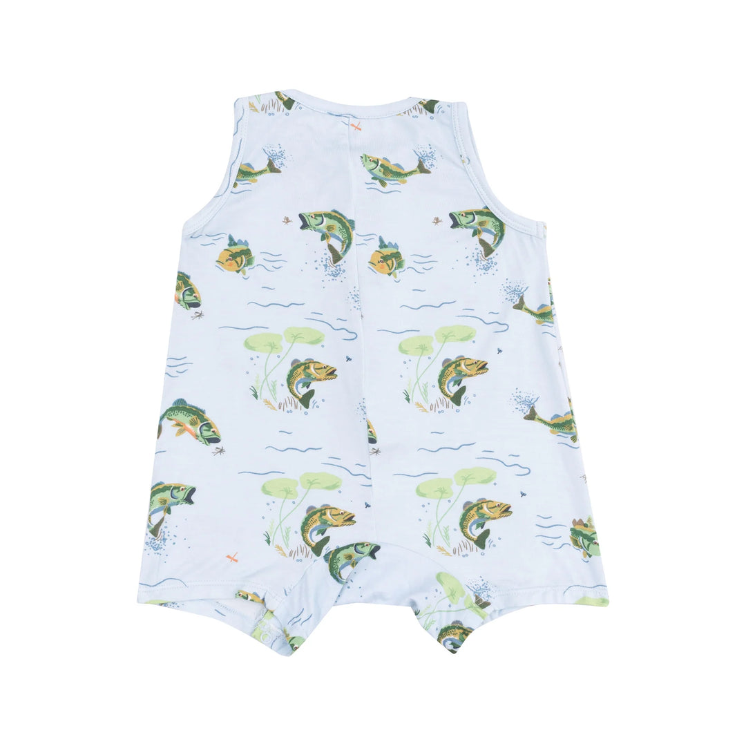 BASS FISH SHORTIE ROMPER