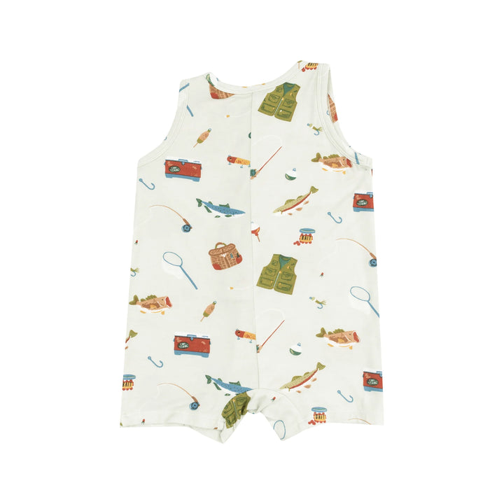 FISHING THINGS SHORTIE ROMPER