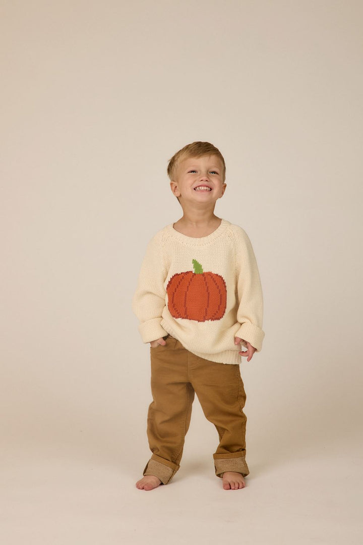 CREAM PUMPKIN SWEATER