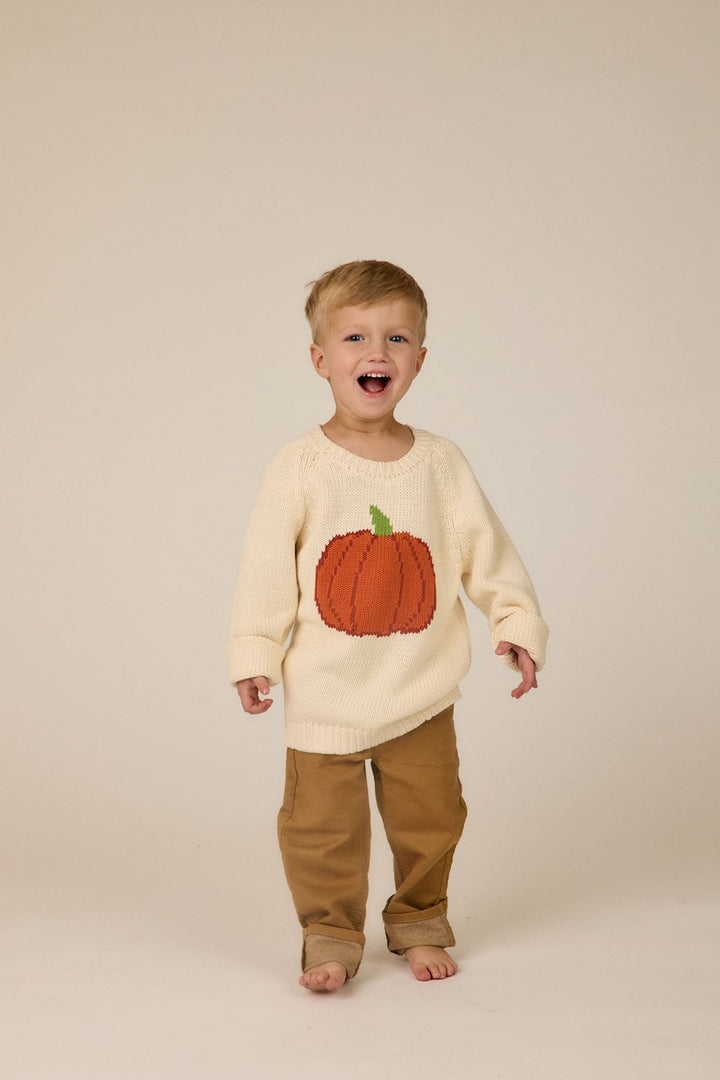 CREAM PUMPKIN SWEATER
