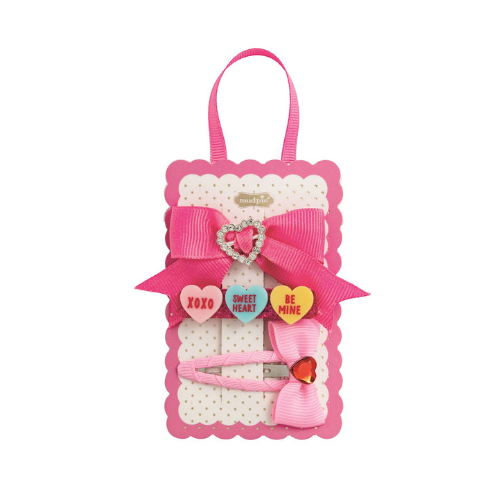 HEART INSPIRED HAIR CLIP SET