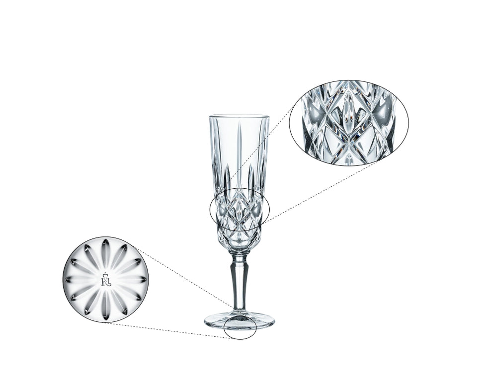 NOBLESSE CHAMPAGNE GLASS SET