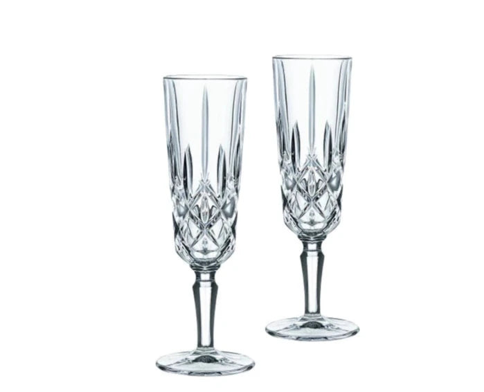 noblesse champagne flute set of 2