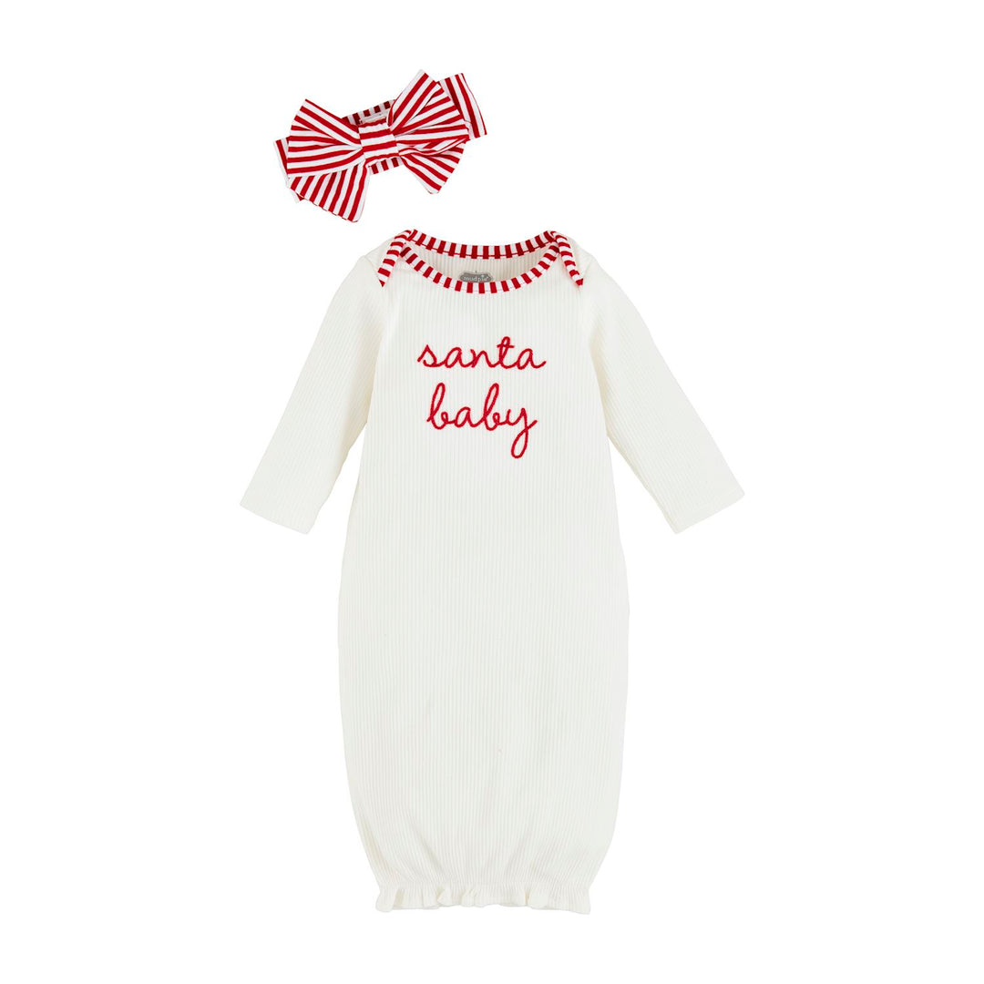 SANTA BABY TAKE ME HOME HEADBAND SET