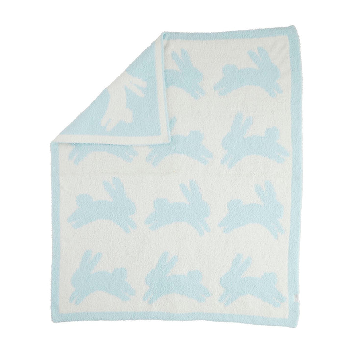 BLUE SWEET BUNNY BLANKET