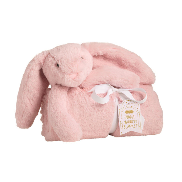 PINK CUDDLE BUNNY BLANKET