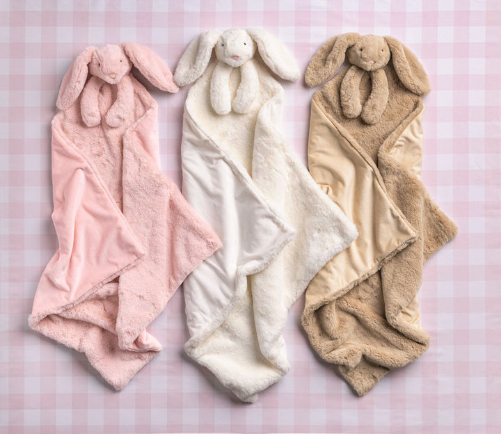 PINK CUDDLE BUNNY BLANKET