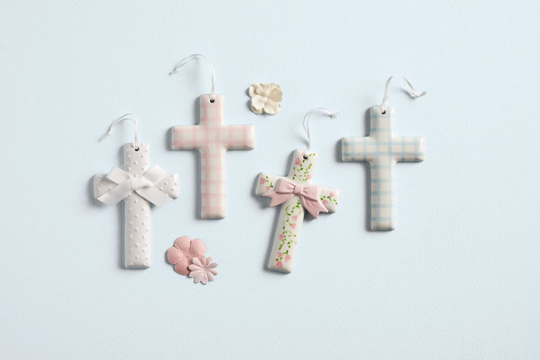 DECORATIVE CERAMIC CROSS