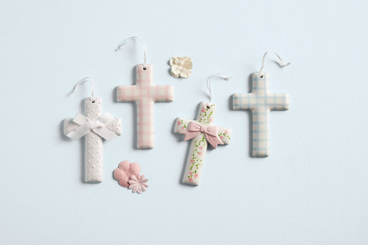DECORATIVE CERAMIC CROSS