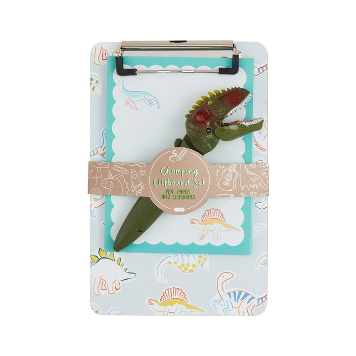 DINO PEN & CLIPBOARD SET