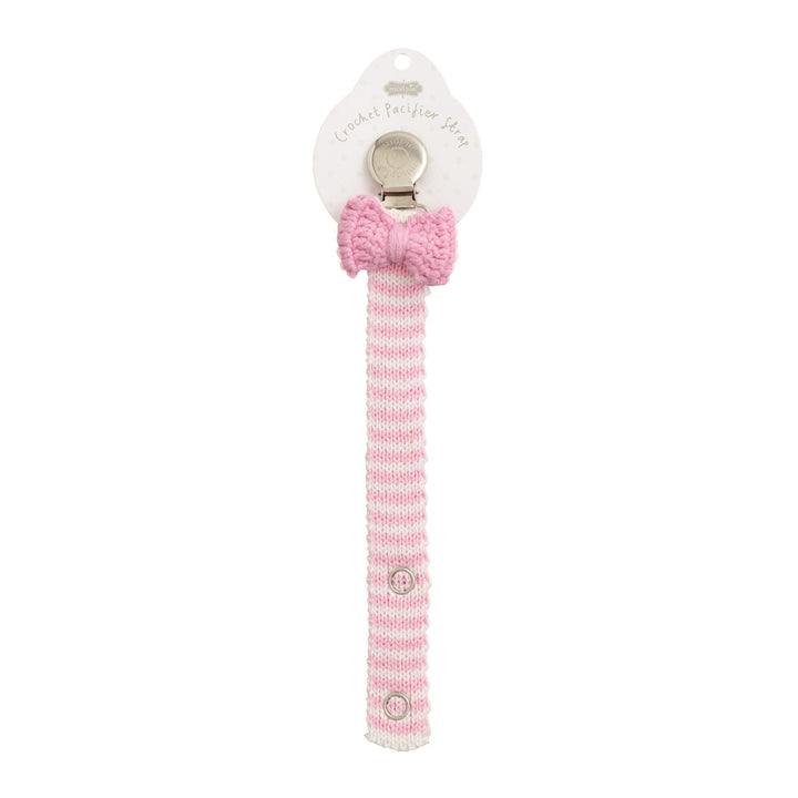PINK BOW CROCHET PACY STRAP