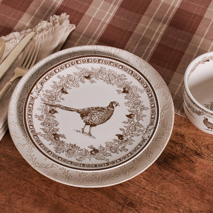 VINTAGE PHEASANT SALAD PLATE