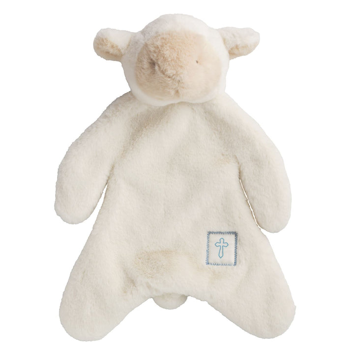 BLUE LITTLE LAMB WITH CROSS WOOBIE PLUSH