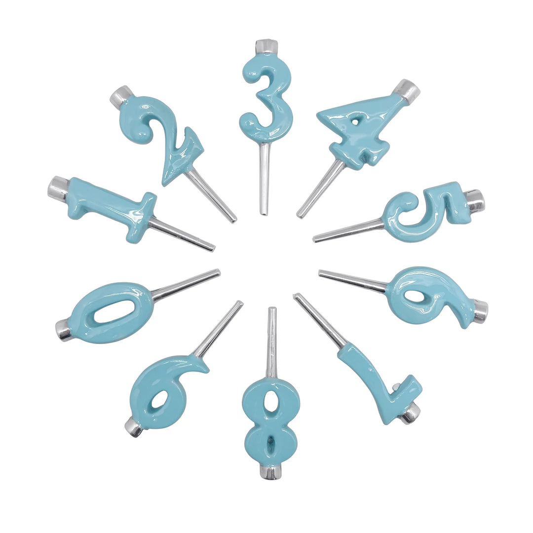 NUMBER CANDLE HOLDER SET