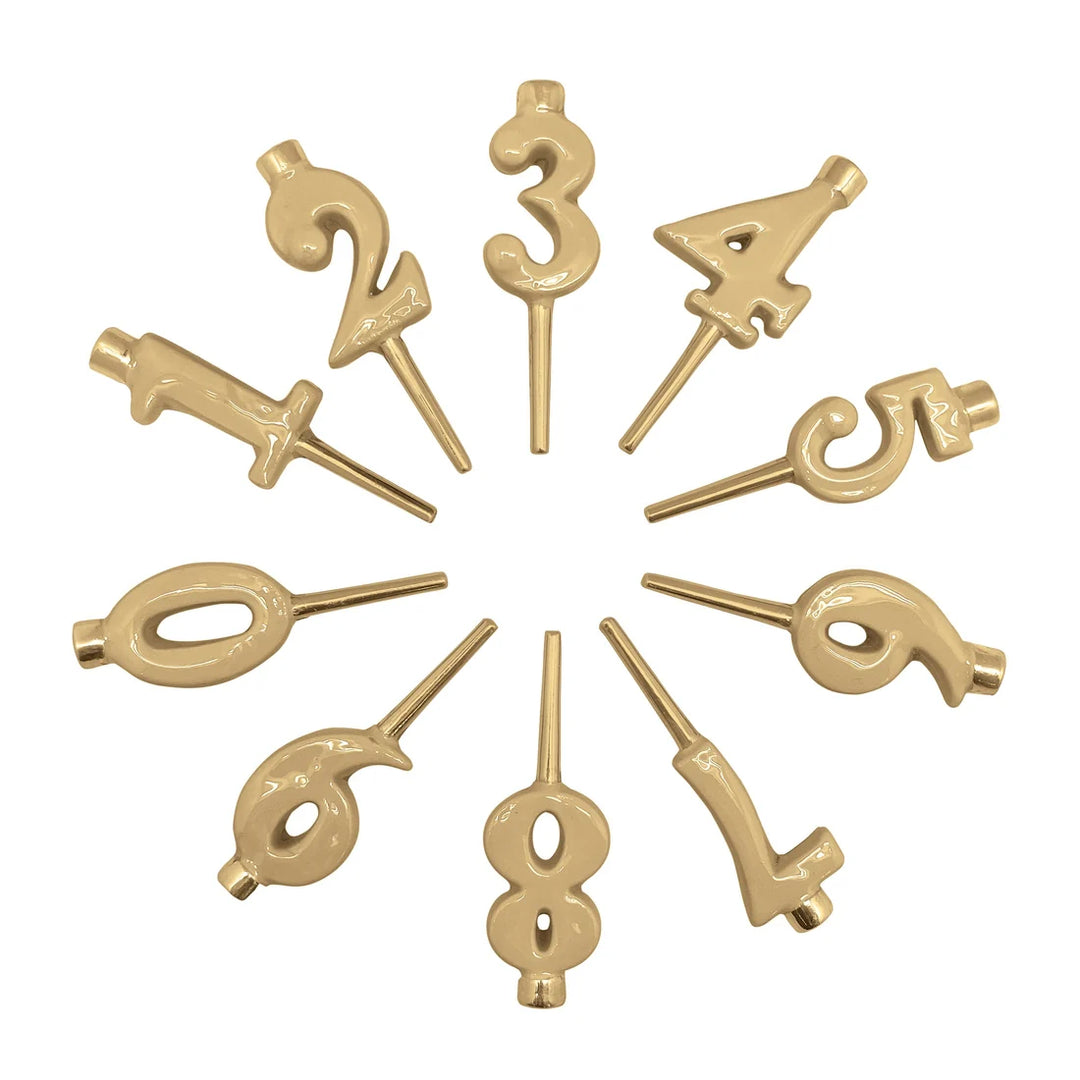 NUMBER CANDLE HOLDER SET