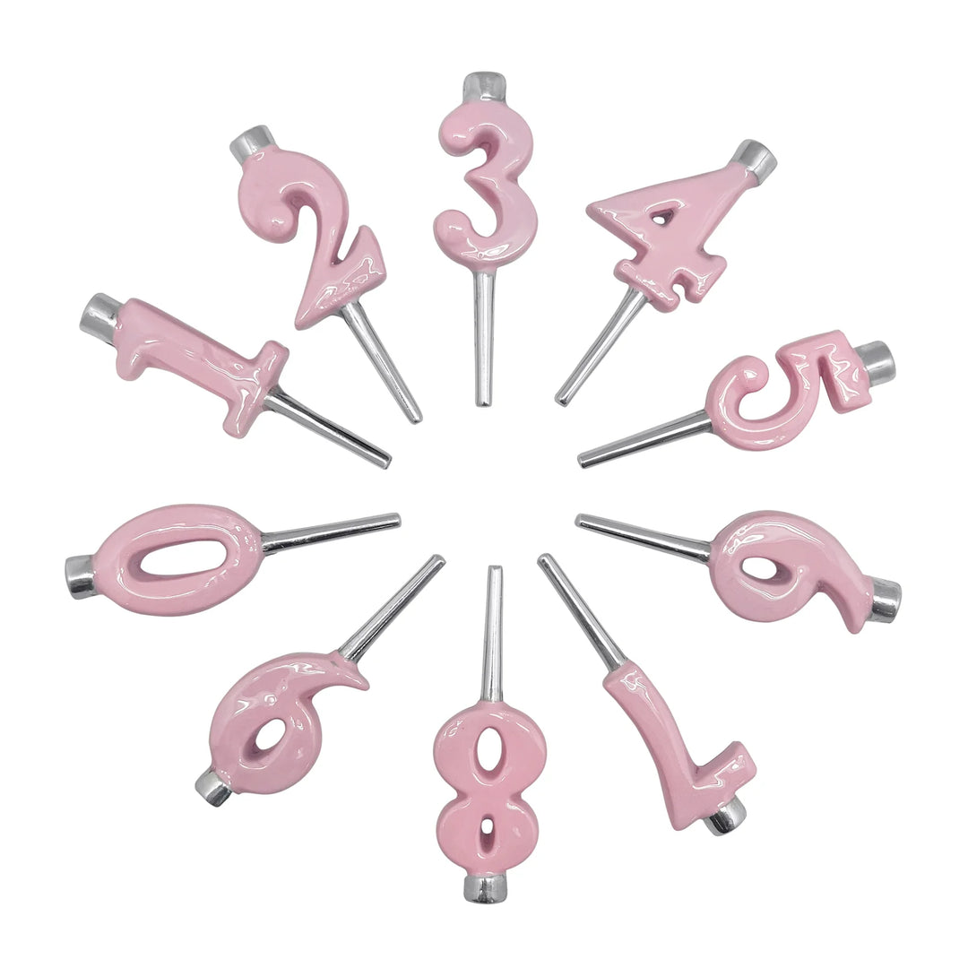 NUMBER CANDLE HOLDER SET