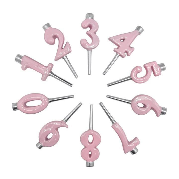 NUMBER CANDLE HOLDER SET