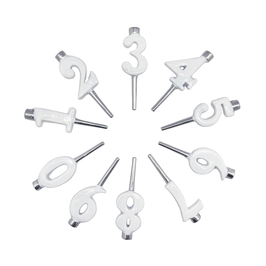 NUMBER CANDLE HOLDER SET