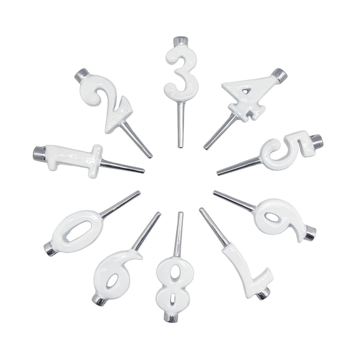 NUMBER CANDLE HOLDER SET