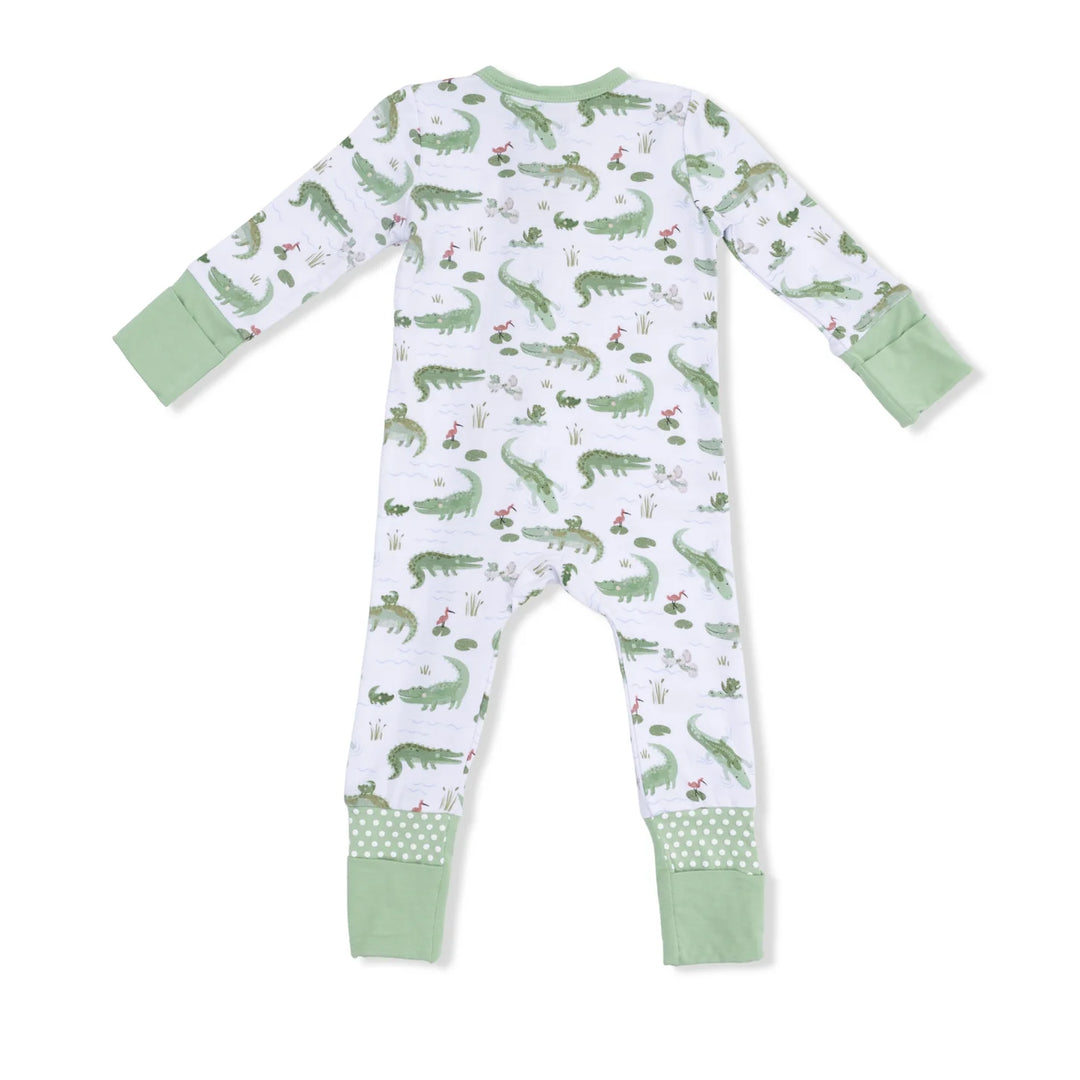 CRAYON ALLIGATORS CONVERTIBLE ROMPER