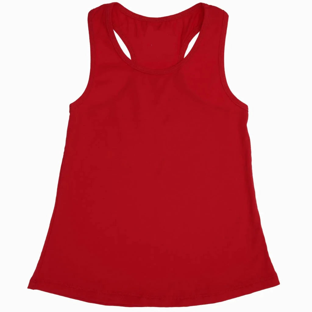 RED RACER BACK TANK TOP