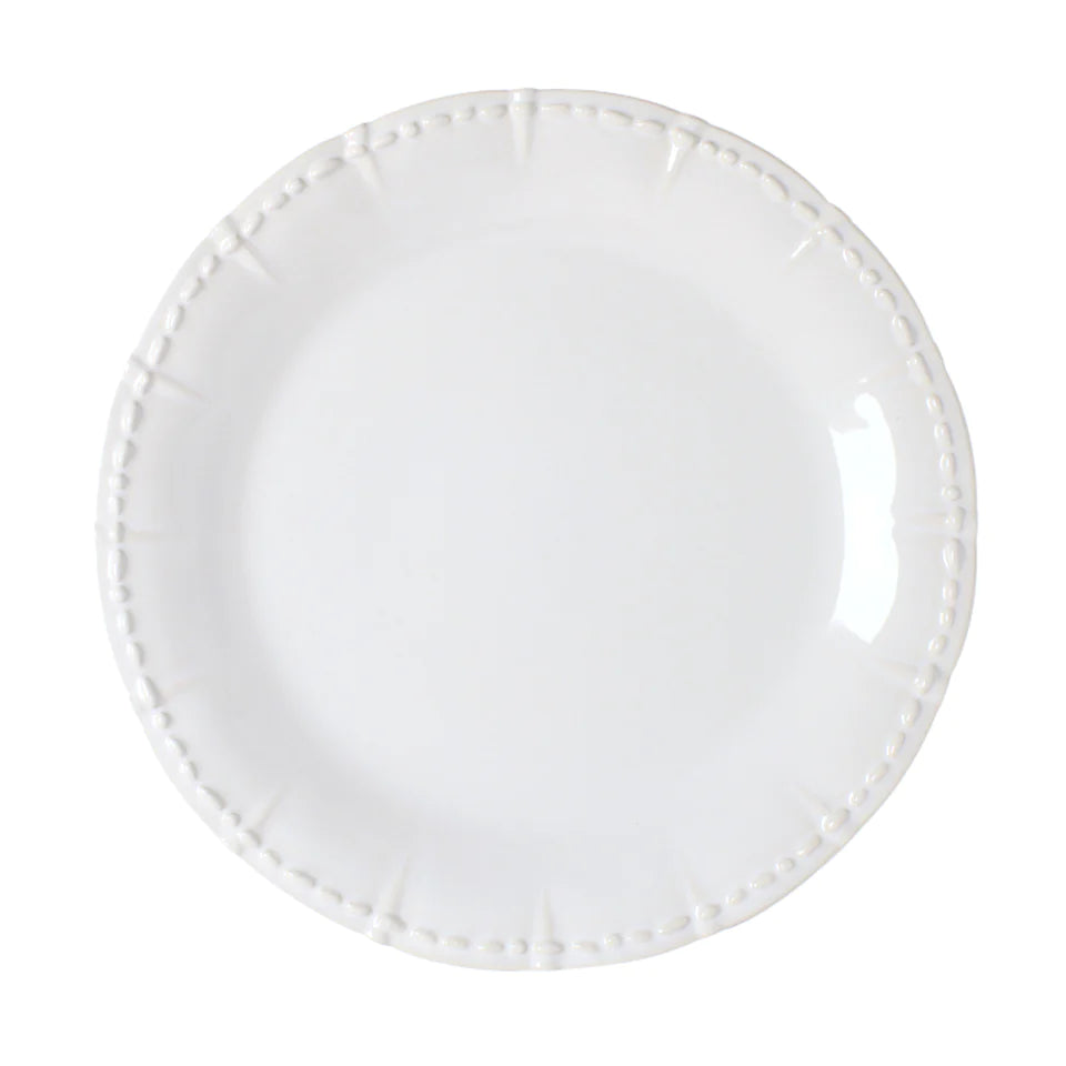 Historia Paper White Dinner Plate