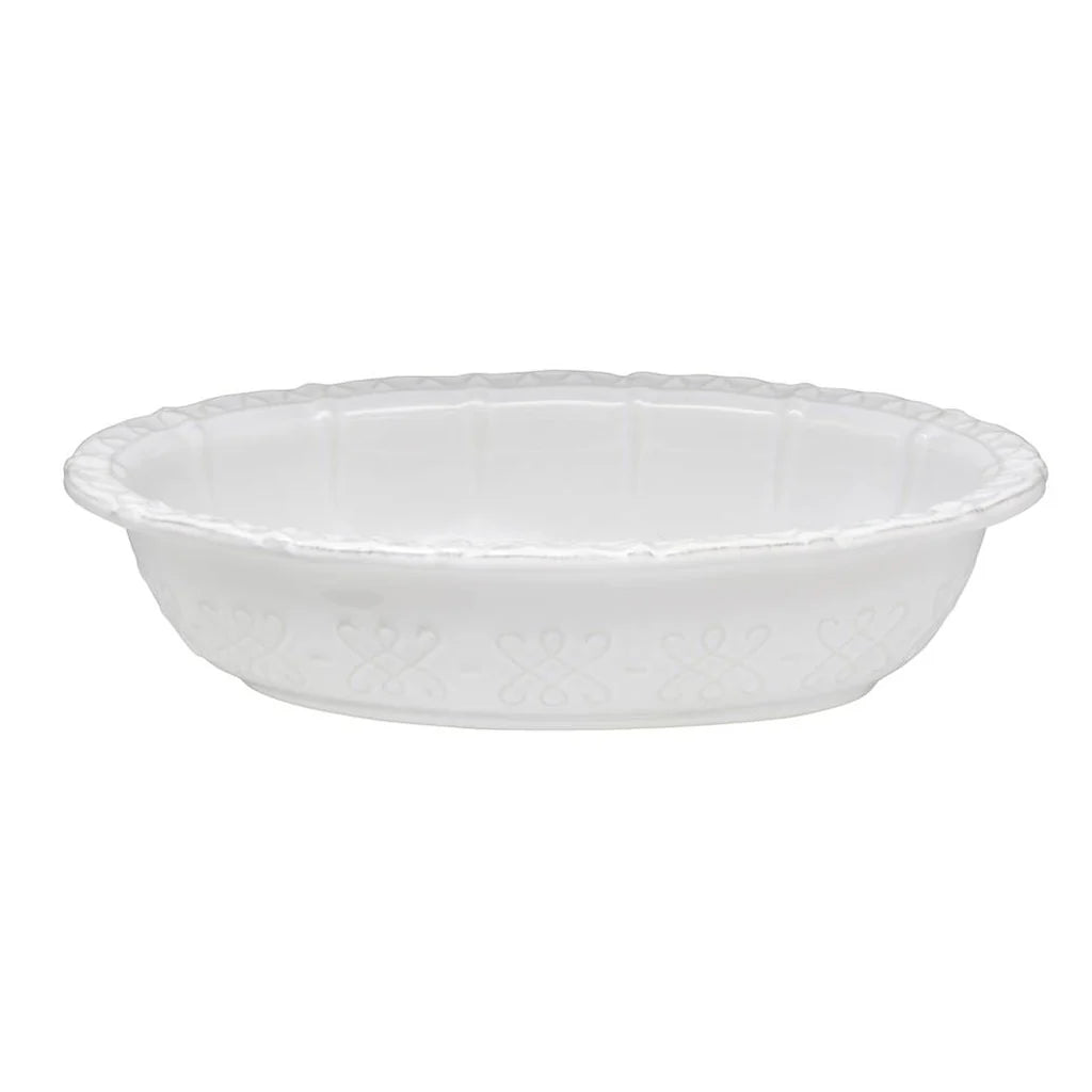 White ceramic bowl on a white background
