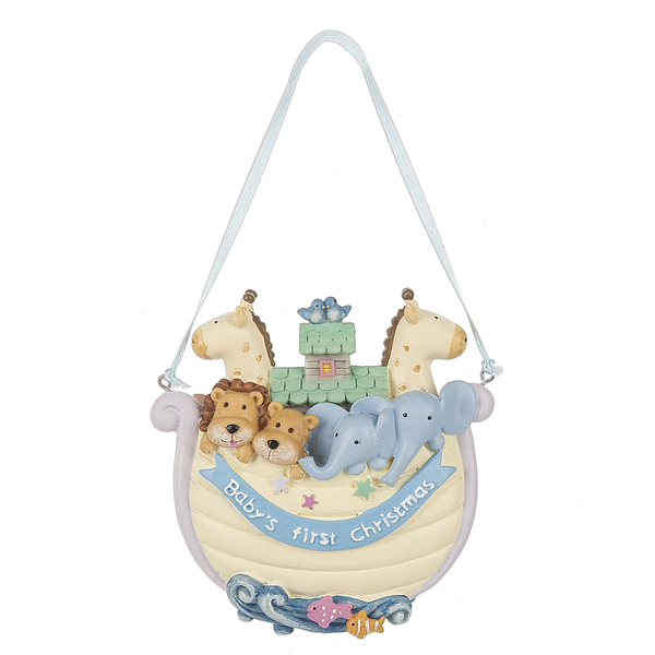 NOAH'S ARK BABY'S FIRST CHRISTMAS ORNAMENT