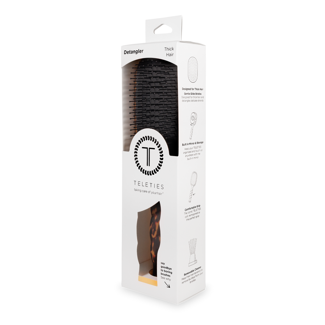 TORTOISE DETANGLER HAIR BRUSH FOR THICK HAIR
