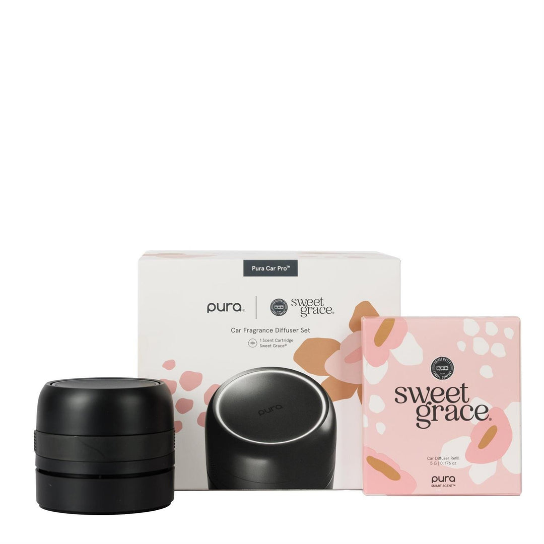 Sweet Grace Pura Car Pro diffuser starter set with cordless device and fragrance refill