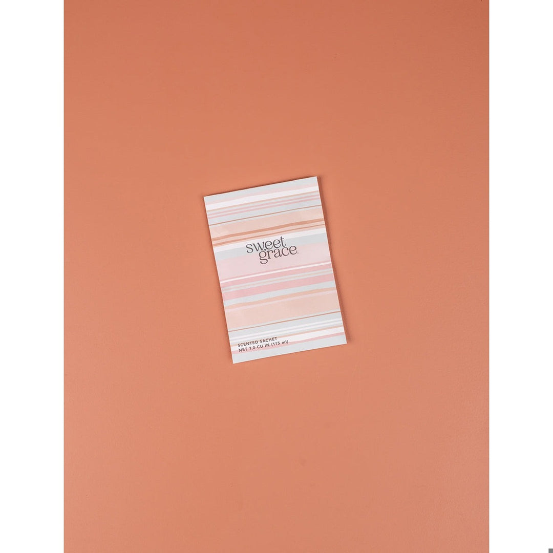 Sweet Grace Modern Stripe Slim Sachet with pastel striped design