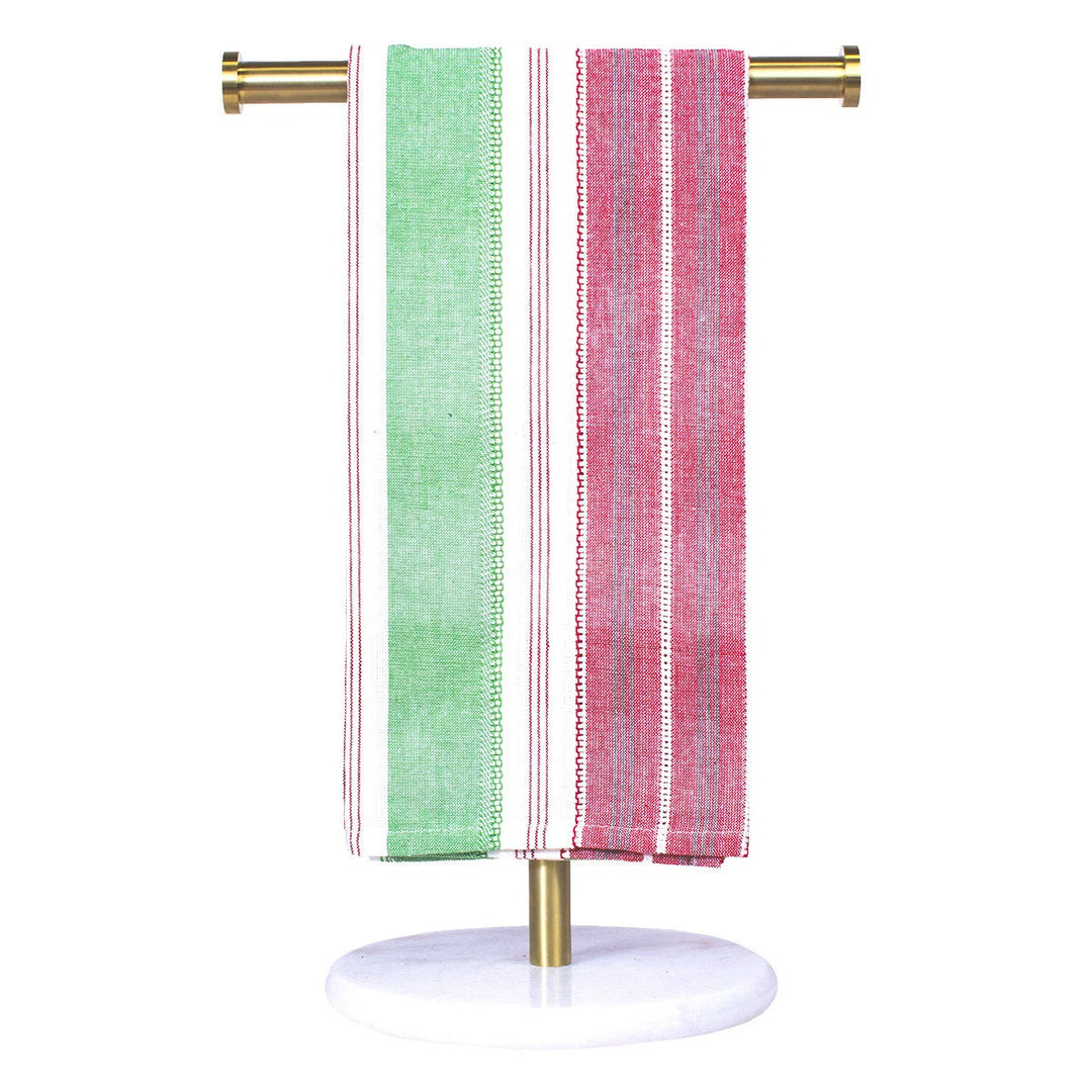 CHRISTMAS STRIPE HAND TOWEL