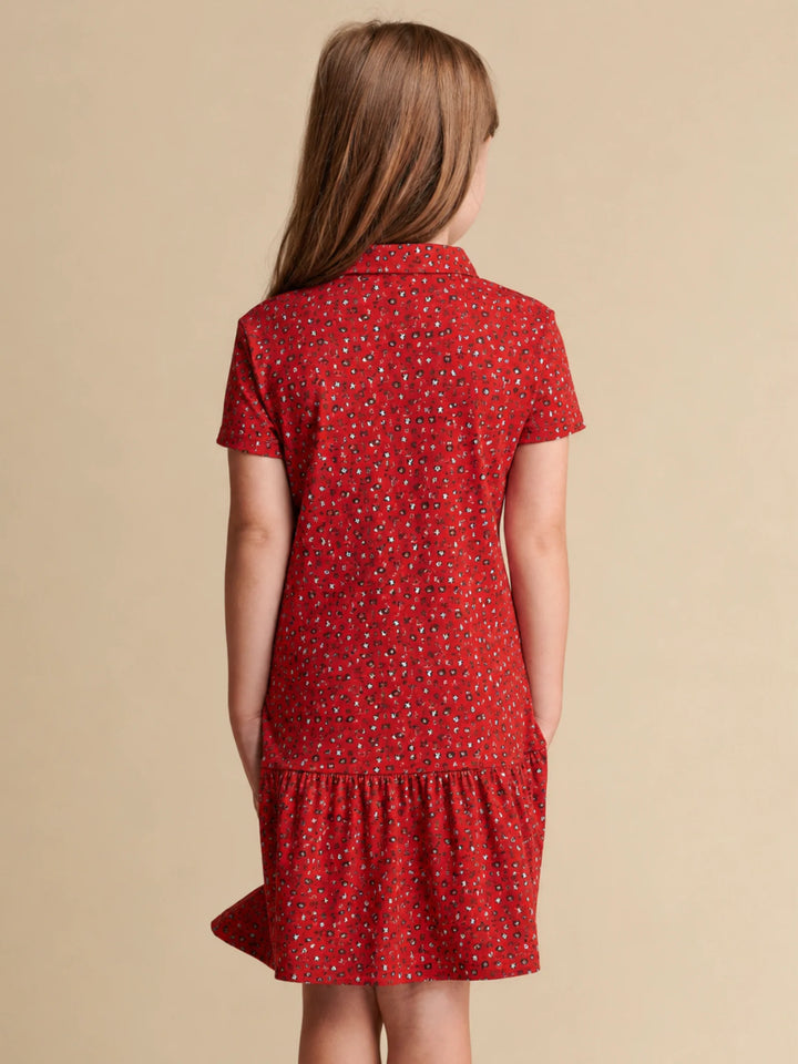 GEORGIA GIRLS LEAGUE PLEATED POLO DRESS