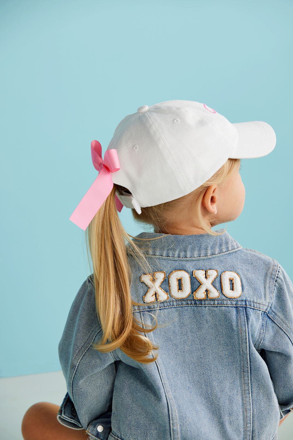 YOUTH BOW EMBROIDERED HAT