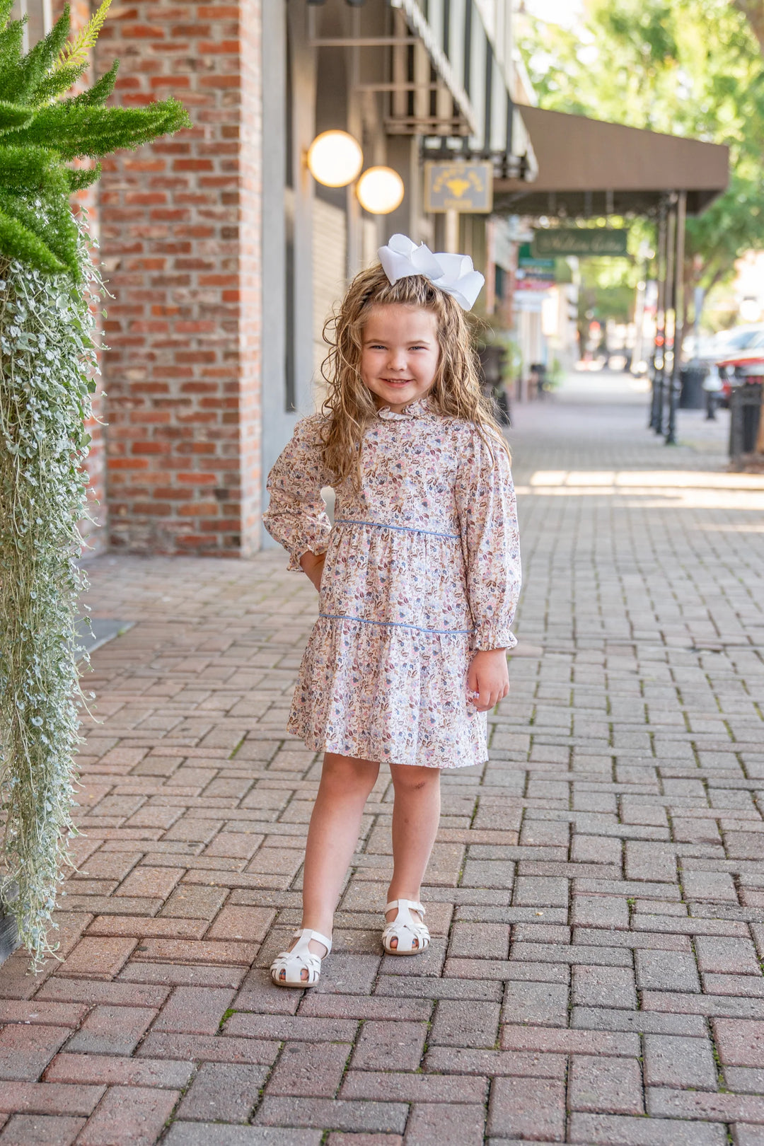 PINK & BLUE FLORAL ZOE DRESS
