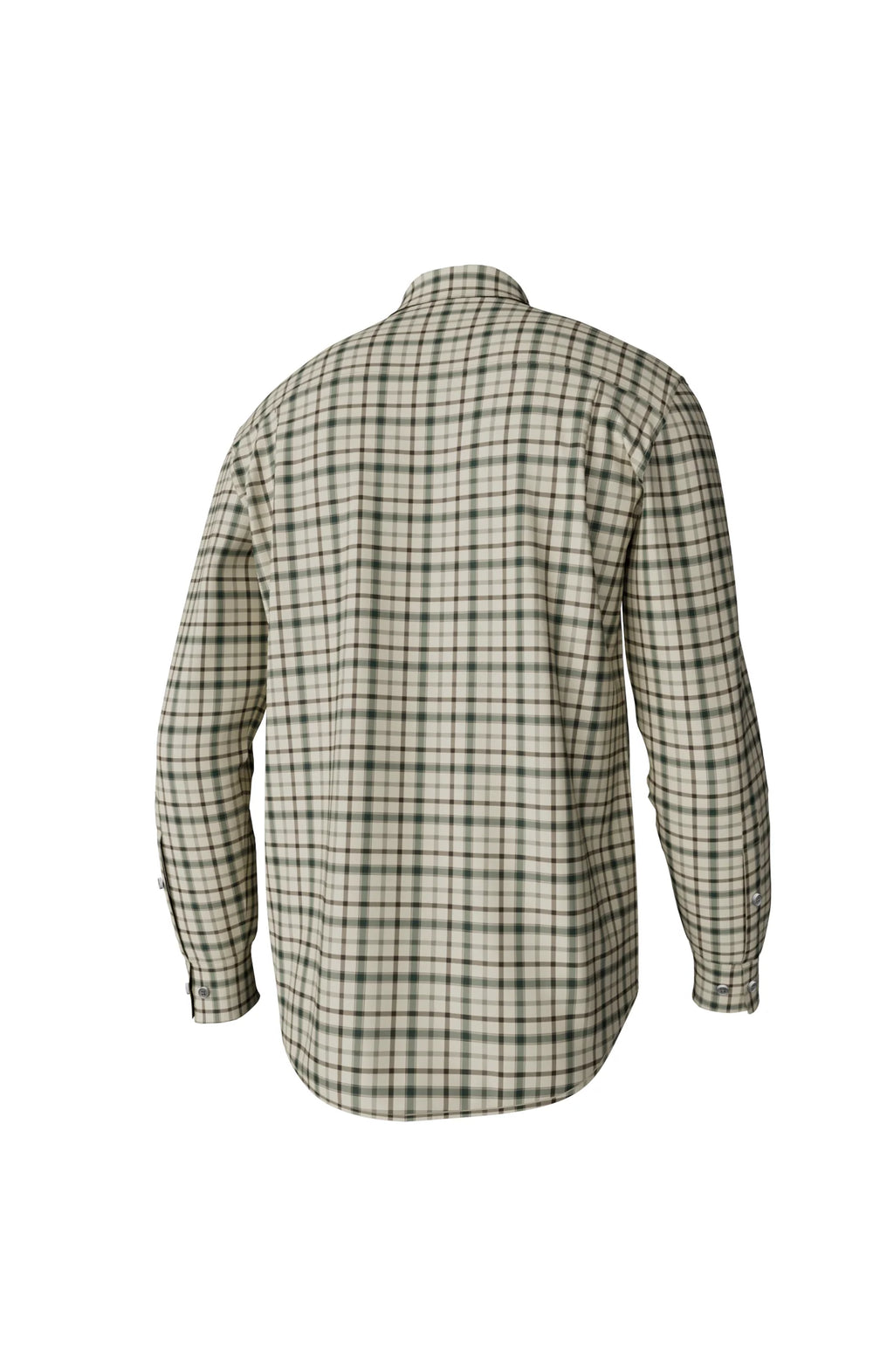 Cream Horton Plaid Youth Hadley Luxe Long Sleeve Button Down – Classic Boys’ Cream Plaid Dress Shirt | Walker Boutique